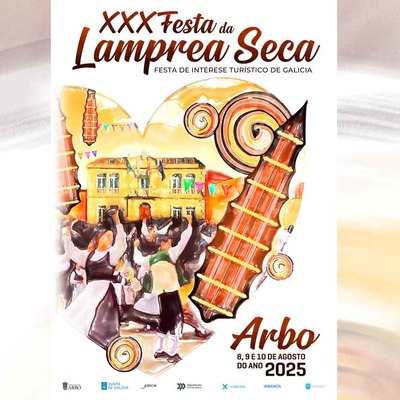 Arbo honra su producto estrella con la XXX Festa da Lamprea Seca los das 8, 9 y 10 de agosto