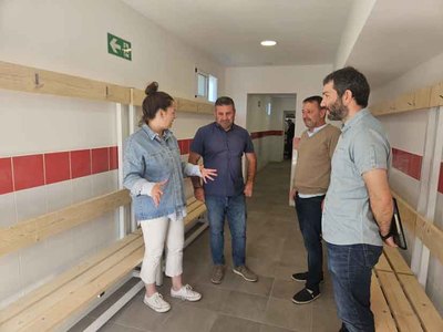 Salvaterra finaliza la renovacin de los vestuarios del Campo de Ftbol do Oural