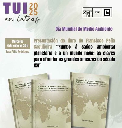Tui acoge la presentacin del nuevo libro de Francisco Pea sobre los desafos ambientales del siglo XXI
