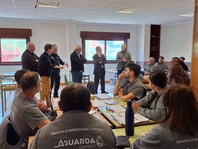 La nueva biblioteca de A Guarda avanza gracias al obradoiro dual de emprego Manuel B. Portela X