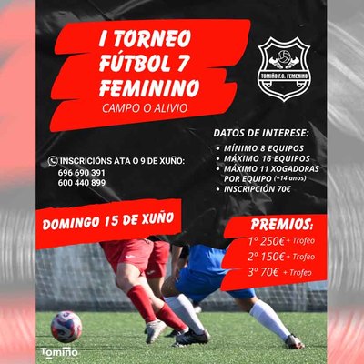 Tomio acoge su I Torneo de Ftbol 7 Femenino abierto a todos los niveles