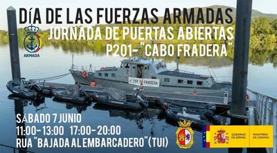 Tui acoge este sbado las jornadas de puertas abiertas del patrullero -Cabo Fradera-