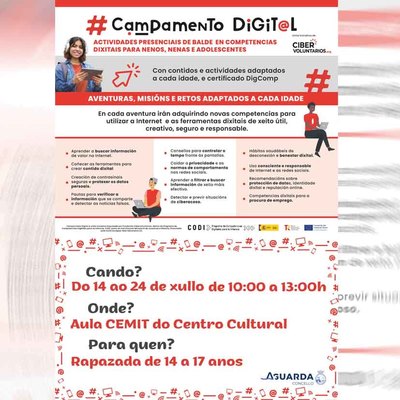 A Guarda acoge este verano el Campamento Digital gratuito para adolescentes
