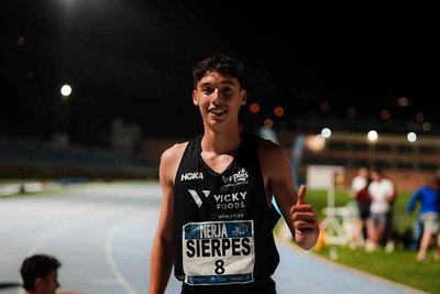 Rcord gallego y mejor marca espaola sub18: lex Sierpes brilla en el Meeting Internacional de Nerja