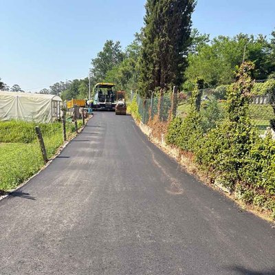 Obras de mejora vial en Salvaterra: nueva actuacin en el barrio de Queimadia