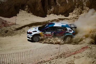 Cndido Carrera mantiene el invicto en el Rally FIA de Oriente Medio con una nueva victoria
