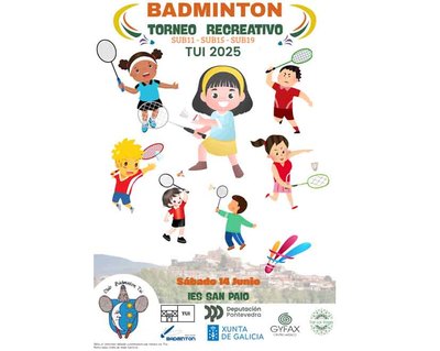 El IES San Paio de Tui ser sede del torneo de bdminton juvenil este 14 de junio