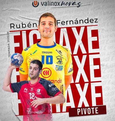 Del ASOBAL al Baixo Mio: Rubas se une al Valinox Novs