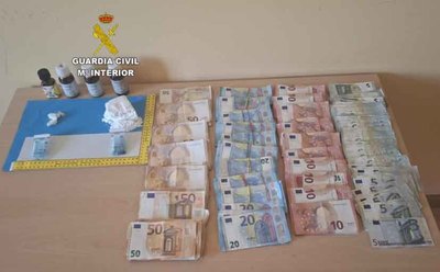 Detenida en A Guarda con casi 95 gramos de cocana y ms de 9.000 euros en un control de carretera