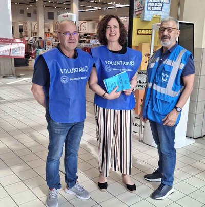 xito solidario en Tui: la campaa Mayo Solidario recauda ms de una tonelada de alimentos