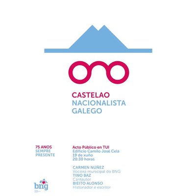 El BNG de Tui organiza un acto cultural y poltico sobre Castelao este jueves