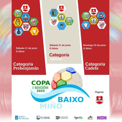 Tomio FC estrena la I Copa Baixo Mio y rene a 12 clubes de ftbol base este fin de semana