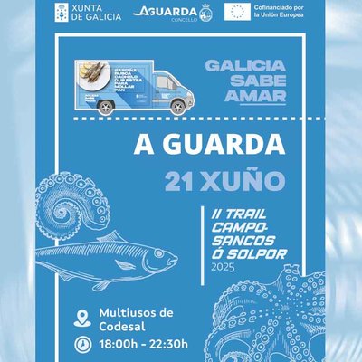 La foodtruck de Galicia Sabe Amar llega a A Guarda con degustaciones gratuitas este sbado