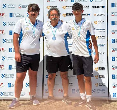 O Caldeiro se clasifica para el Campeonato de Espaa de Petanca tras ser subcampen en Redondela