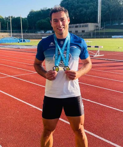 Sergio Rodrguez suma dos oros en el Campeonato Gallego Absoluto