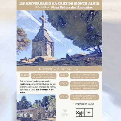 El Monte Aloia acoge este domingo la Romera de las Angustias y los 125 aos de su emblemtica Cruz