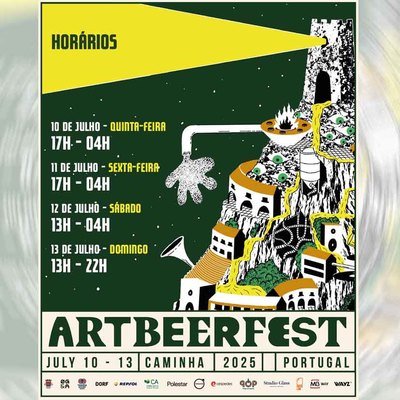 Arte, cerveza y cultura se fusionan en el ArtBeerFest 2025, el gran festival internacional de Caminha