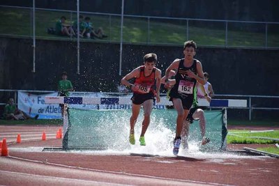 El guards Christian Sierpes roza el oro en el Campeonato Gallego Sub20 de atletismo