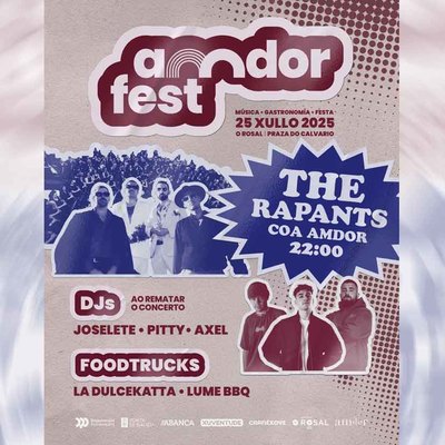 O Rosal acoge el AMDOR FEST 2025 con conciertos, DJs y gastronoma el 25 de julio
