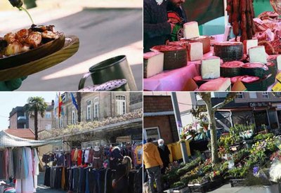 El mercadillo semanal de Arbo mantiene viva la tradicin cada mircoles