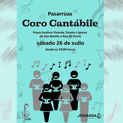 El coro Cantbile llenar de msica las calles de A Guarda este sbado