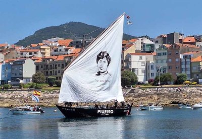 Vuelve la navegacin tradicional en A Guarda: el volanteiro Piueiro zarpa este verano con plazas limitadas