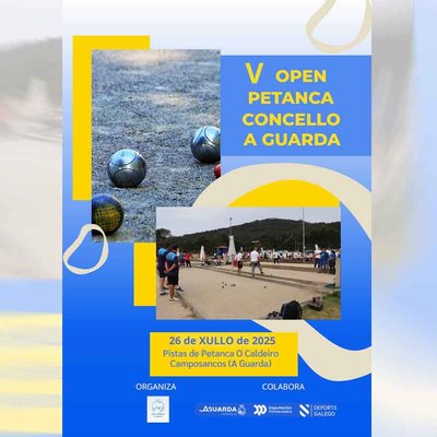 Este sbado se celebra el V Open de Petanca Concello da Guarda 2025