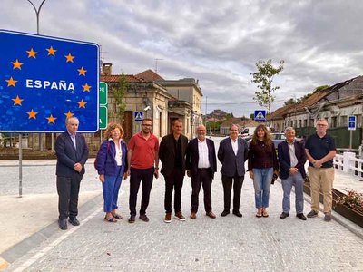 Obras en la N-551 dignifican la entrada a Espaa por el Camino Portugus y refuerzan el vnculo transfronterizo con Portugal