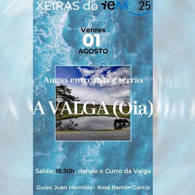 El IEM organiza una nueva Xeira de verano en A Valga (Oia): naturaleza, historia y patrimonio