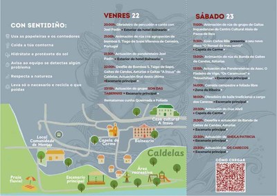 Rocha Folk 2025 llenar Caldelas de Tui de msica, tradicin y foliada en agosto