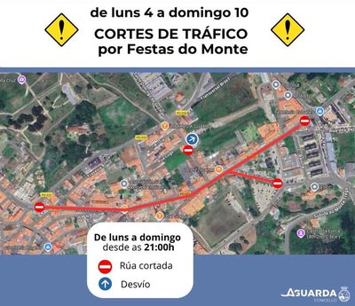 Restricciones de trfico en A Guarda por verbenas, desfiles y la subida al monte