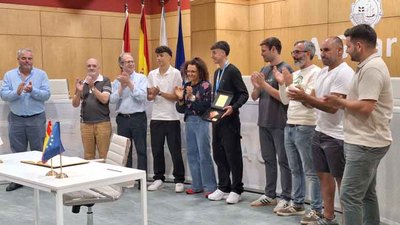Multitudinario reconocimiento en A Guarda al talento deportivo de lex Sierpes