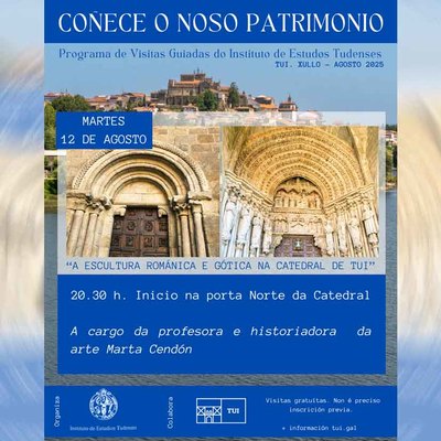 La escultura romnica y gtica de la Catedral de Tui, protagonista de una visita guiada especial