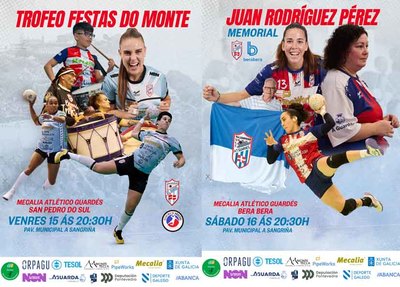  A Sangria vivir un fin de semana de balonmano con el Trofeo Festas do Monte y el Memorial Juan Rodrguez Prez