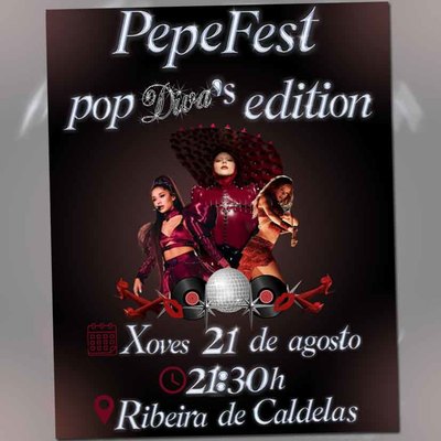 El PepeFest regresa a Caldelas el 21 de agosto con edicin especial dedicada a las divas del pop