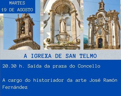 El historiador Jos Ramn Fernndez dirigir la visita final a San Telmo en Tui el 19 de agosto