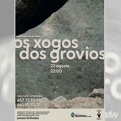 Os Xogos dos Grovios: Salvaterra de Mio acoge una andaina nocturna con juegos y pruebas de habilidad el 23 de agosto