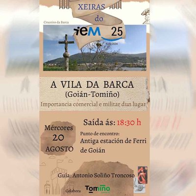 Xeiras del IEM 2025: La Vila da Barca muestra su importancia comercial y militar en Goin (Tomio)