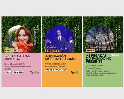 Programacin cultural en Tomio: actividades para todas las edades del 21 al 23 de agosto