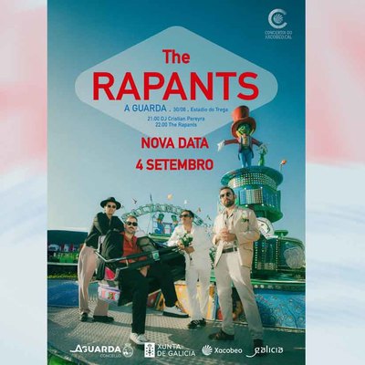 La banda gallega The Rapants acta este jueves en A Guarda para despedir el verano
