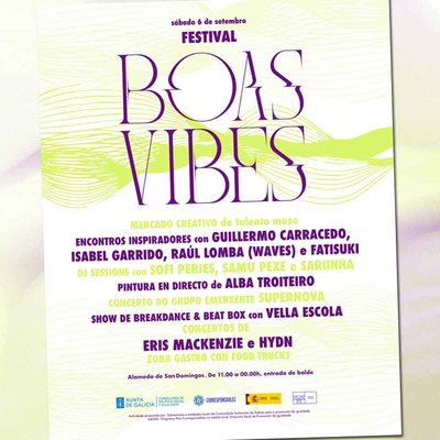 El Festival Boas Vibes convertir Tui en epicentro de la cultura juvenil este sbado 6 de septiembre