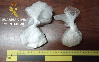 Detenido en Tomio con ms de 100 gramos de cocana y herona en un control de la Guardia Civil