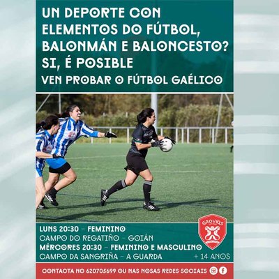 El club Grvias F.G. busca aficionados al ftbol galico en A Guarda y Tomio para la nueva temporada