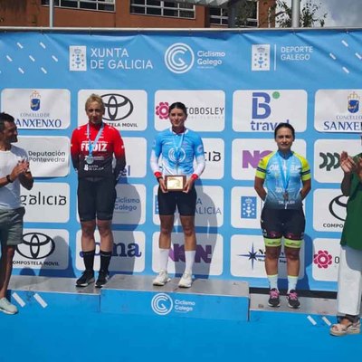 Iria Nieto (Team Oiense Women) logra el bronce en el Campeonato de Galicia de Fondo en Sanxenxo