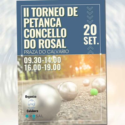A petanca regresa ao Rosal cun torneo que reunir deportistas de todas as idades