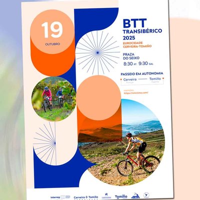 El II BTT Transibrico 2025 invita a ciclistas a cruzar fronteras en la Eurocidade Cerveira-Tomio