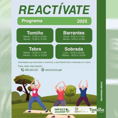 Reactvate: Tomio anima a sus mayores con actividades fsicas, cognitivas y de ocio