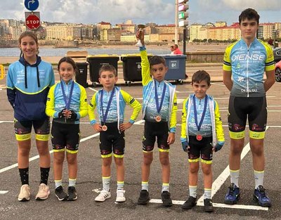 La cantera del Team Oiense brilla en A Corua con el tercer puesto de Martn Gonzlez
