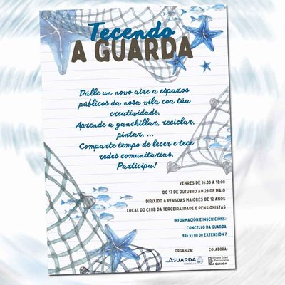 -Tecendo A Guarda- abre su taller intergeneracional para mayores de 12 aos