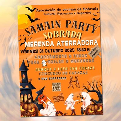 Sobrada(Tomio) celebra el Saman con una gran fiesta y merienda aterradora el 31 de octubre